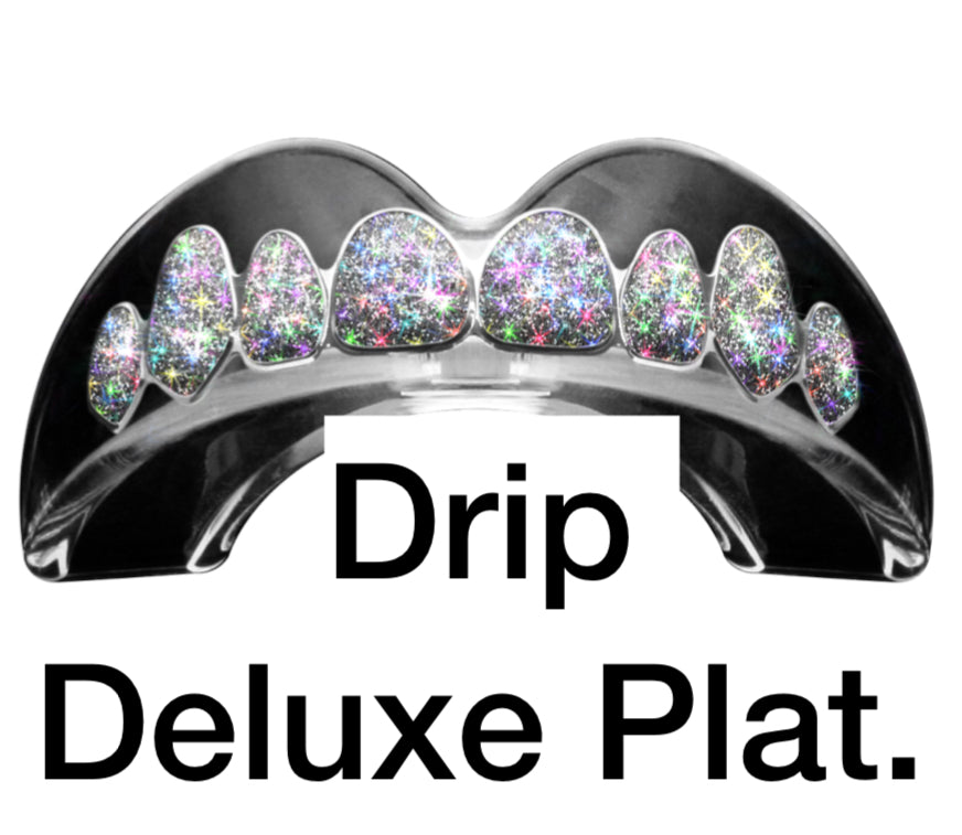 Drip Gawds Deluxe Platinum Mouth Guard | Top Only kids size