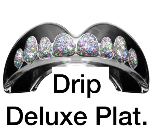 Drip Gawds Deluxe Platinum Mouth Guard | Top Only kids size